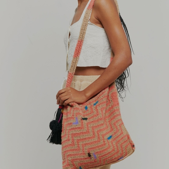 Among Equals Handbags - Among Equals Highlands Bilum Shoulder Bag